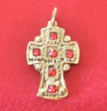 Pendentif Croix "Ibiza" bronze