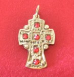 Pendentif Croix "Ibiza" bronze