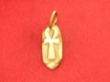 Mini médaillon Croix Ankh bronze