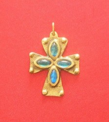 Pendentif Croix Florentine bronze