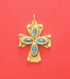 Pendentif Croix Florentine bronze