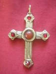 Pendentif Croix Cistercienne bronze