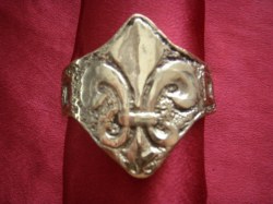 Bracelet Fleur de Lys bronze