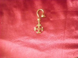 Porte-clés pendentif Cathare bronze