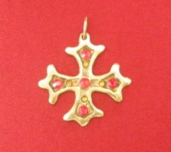 Pendentif Croix Occitane Bronze