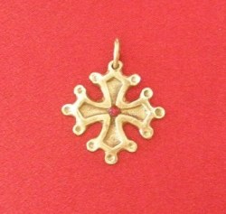 Croix Occitane petit modèle bronze