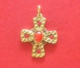 Pendentif Croix "Cristobal" bronze