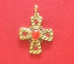 Pendentif Croix "Cristobal" bronze
