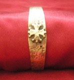 Bracelet croix Occitane bronze