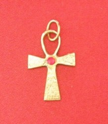 Pendentif Croix Ankh petit modèle bronze